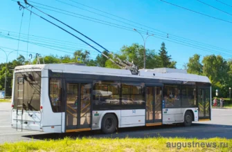 троллейбус в Автозаводском районе