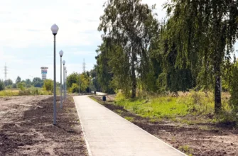 тротуар на Хрящевском шоссе