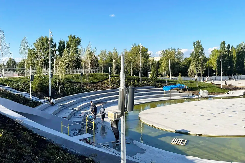 устройство лестницы амфитеатра